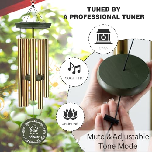 Image of ASTARIN Personalized Wind Chime, Happy Retirement Gifts for Teachers, Nurses, Coworkers