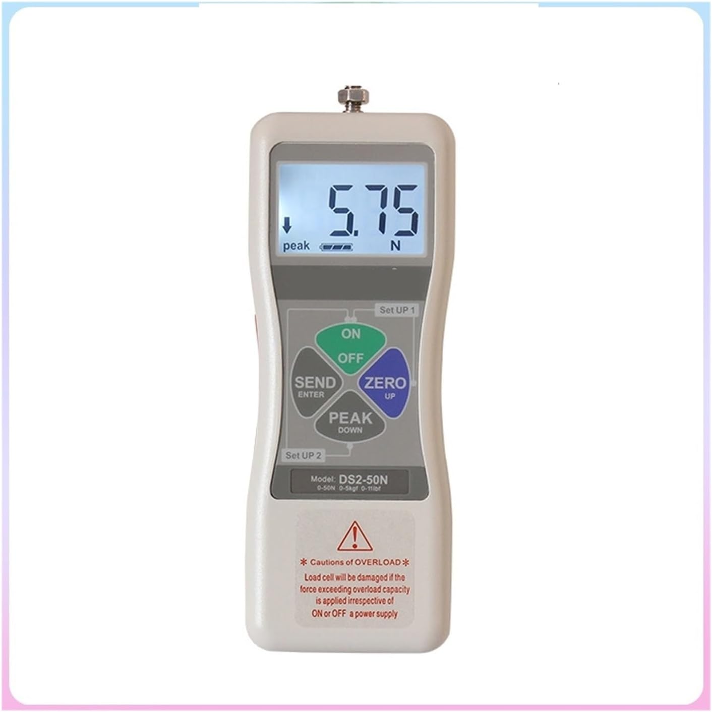 High Precision Digital DS2-500N 1000N Push Force Gauge Push 20N 2KGS Pull Strength Tester Small Sensor Dynamometer - Force Gauge(DS2-500N)