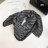 wrtgerht Plissierter Schal Warmer Halswirbel Klimaanlage Schulterschutz Schal Damen Quadratischer Schal (Color : A, Size : One Size) Tücher (Schals) (Color : A, Size : One Size)