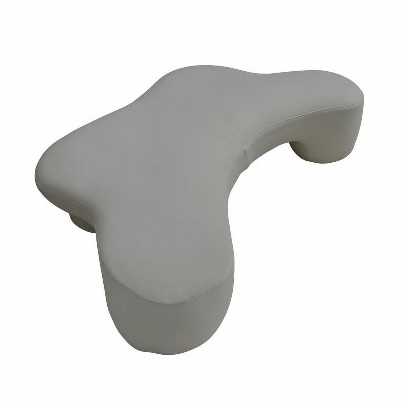 Ronyme Almohada para Dormir Lado Contorneada Soporte Medio Almohada Cervical Espuma Viscoelástica para Adultos, Gris