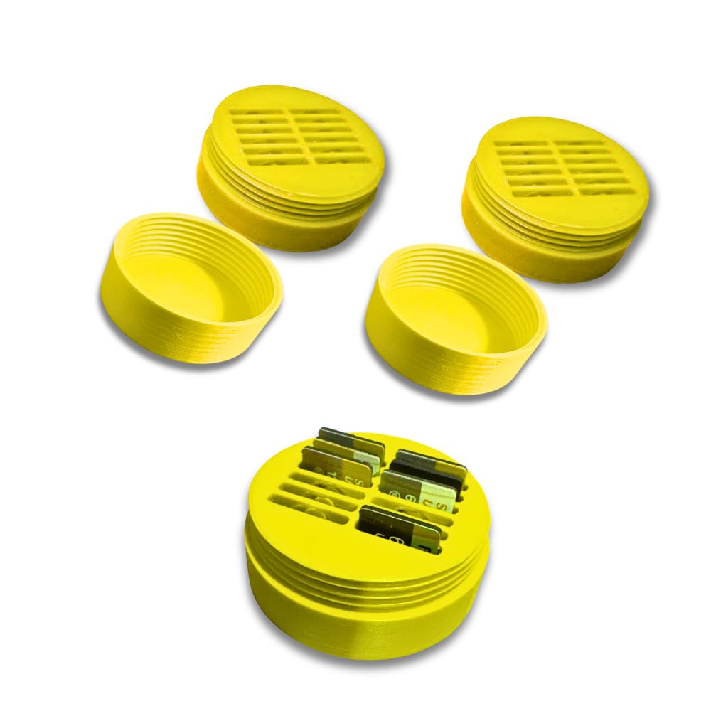 Memory Card Case Holder Micro SD Card Case 12 Slot – Micro SD Memory Card Holder Storage Box Organizer, Compact Portable Travel Case for Camera Drone, Pocket Size Screw Lid Protection (Yellow)-image-10