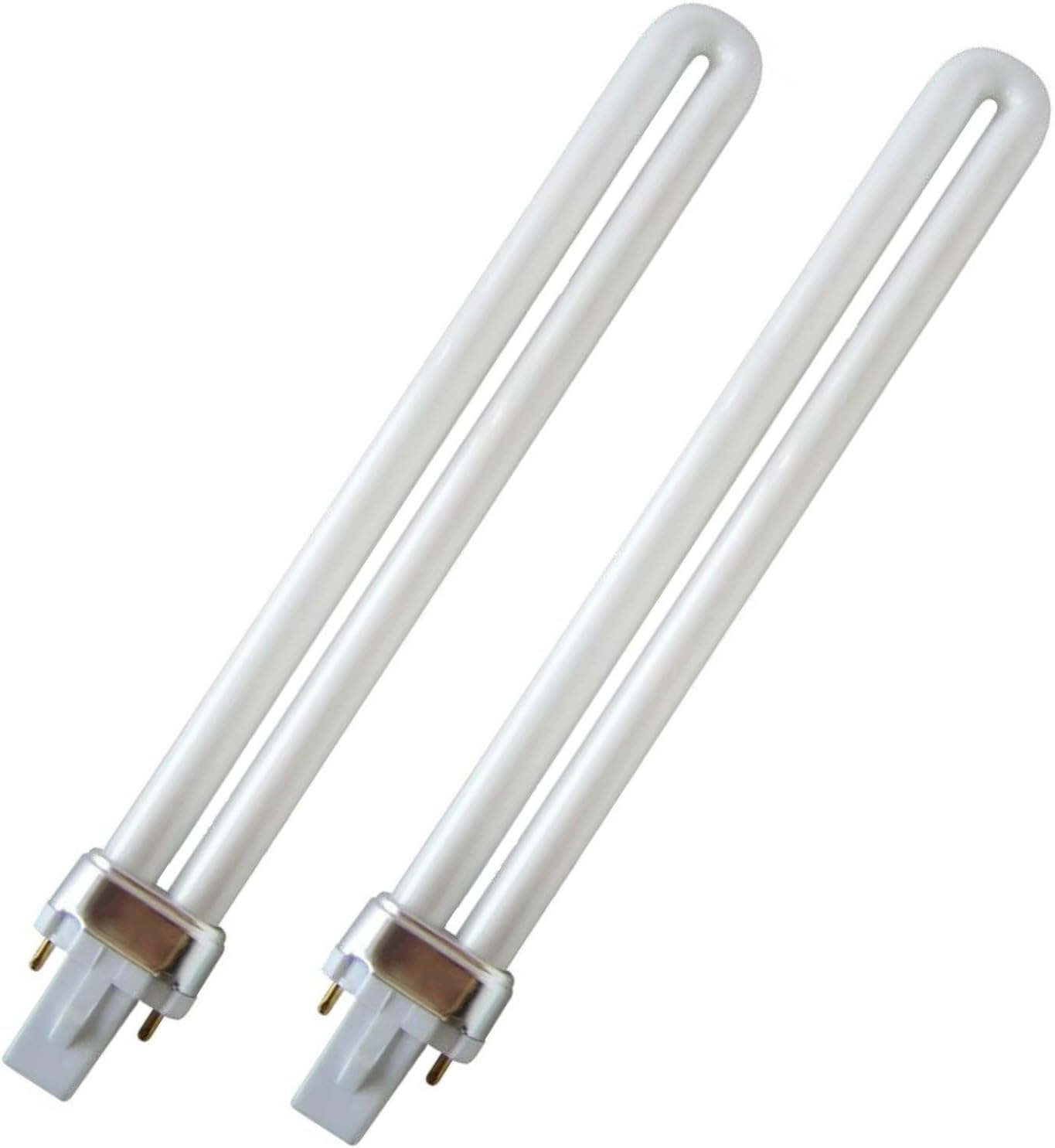 2PCS 11W G23 2-Pin Compact Fluorescent Lamp-Neutral White 4000K 900LM, 2Pin Stick Fluorescent Light Bulb