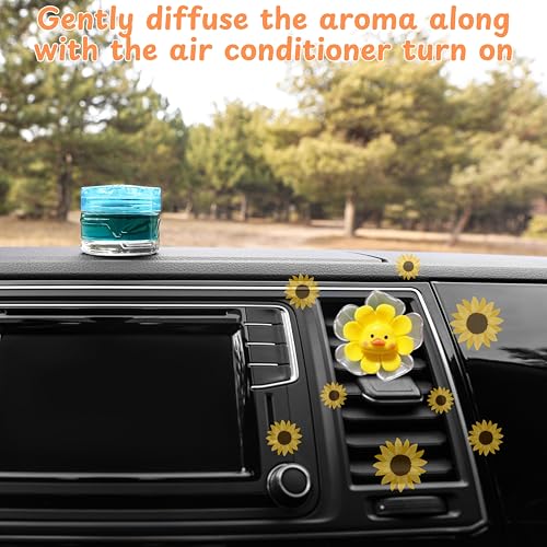 Image of Duck Hanging Cars Mirror with Air Freshener set, Swinging Duck Car Ornaments for Rearview Mirror and Duck Car Air Fresheners, Funny Ducks Hanging Cars Ornament, Rearview Mirror Accessories (Coat Duck)