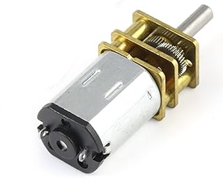 ELLANA Powered Mini GA12-N20 Reduction Motor, Small Electric DC 3V/6V/12V Low-Speed Electronic Lock Motor, Smart Car Robot N20 Gear Motor Torque Gear (Size : 12V 60RPM)