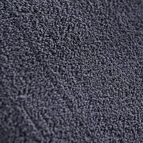 ACS 3000 Premium Poliertücher 5er Set aus ultraweichen Mikrofasern, grau Laser-Edge’, 40 x 40 cm, 400 GSM