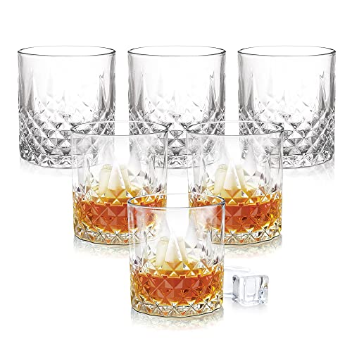 Treo by Milton Cairn 340 Whiskey Glass Tumbler Set of 6 350 ml Each Transparent