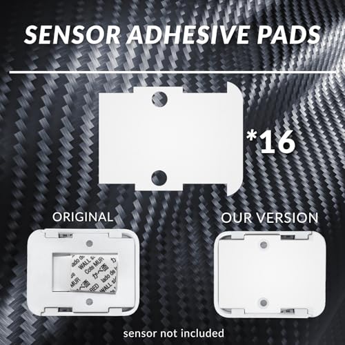 Image of 32PCS Entry Sensor Adhesive Pads for SimpliSafe - Pre-Cut Double-Sided Tape | No Cutting Needed | Strong Hold | Residue-Free Removal | Compatible with SimpliSafe Security Systems (White)