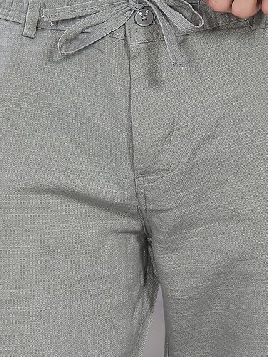 Image of DIVISIVE Men's Relaxed Fit Cotton Linen Blend Trousers
