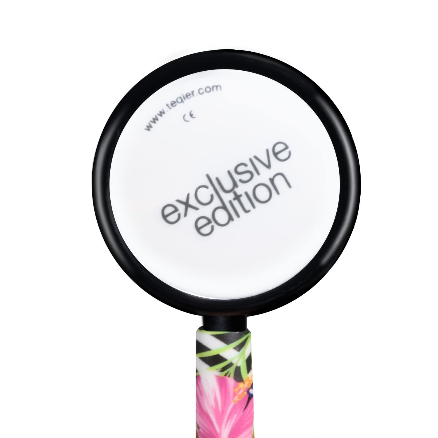 Teqler Doppelkopf-Stethoskop ''exclusive edition'' Blumen Design