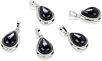 Vista 1 de Adabele Natural Semi Precious Stone 22mm Teardrop Waterdrop Pendant Drop Loose Stones for Necklace Earrings Keychain Pendant DIY Craft Jewelry