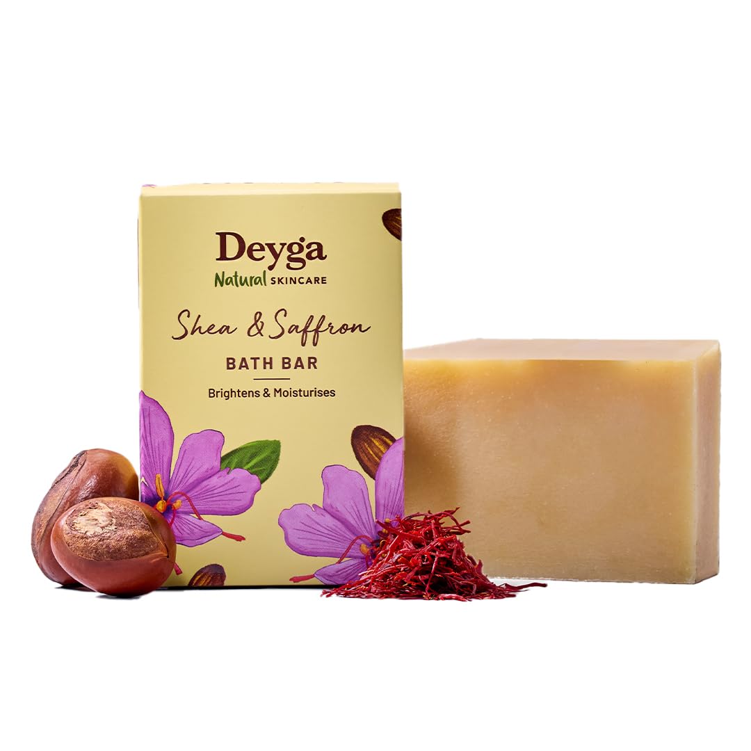 Deyga Organic Handmade Soap | Shea Saffron Bath Bar | Anti-Ageing | Moisturises the Skin-picture-26