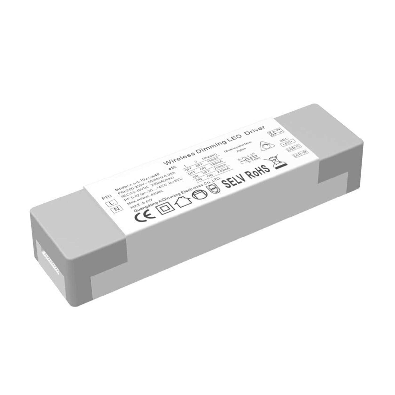 Pilote TUYA L10BCA40 de gradation Bluetooth pour éclairage LED sans scintillement