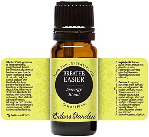 Edens Garden Breathe Easier Essential Oil Synergy Blend, 100% Pure Therapeutic Grade (Undiluted Natural/Homeopathic Aromatherapy Scented Essential Oil Blends) 10 ml - Image 4