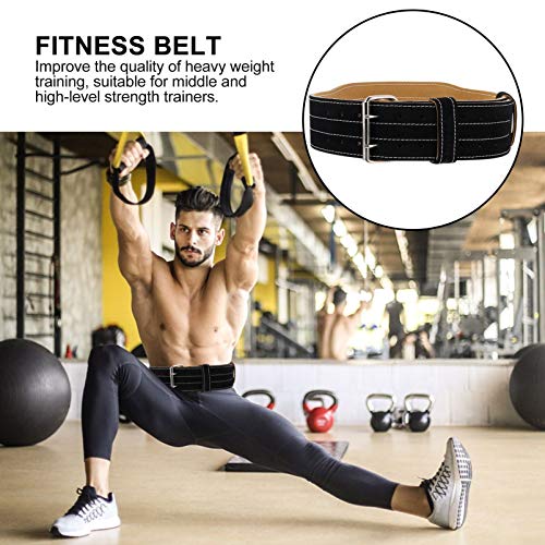 Cinto de couro sintético ajustável para musculação e treino Besportble, para musculação, treinamento