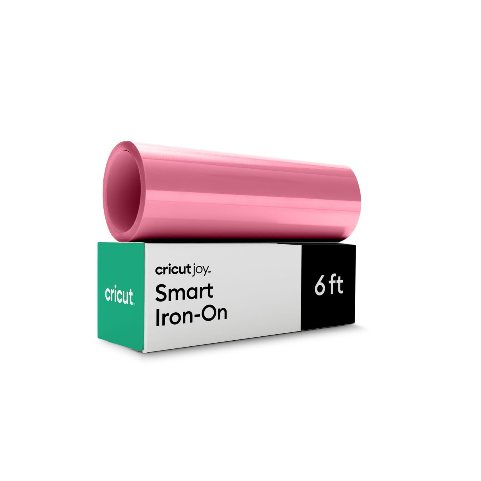 Cricut Joy Smart HTV Heat Transfer Vinyl | Pink | 1.8 m | HTV Heat Transfer Roll | Iron-On Vinyl for Fabric & T-Shirts | Compatible with All Cutting Machines