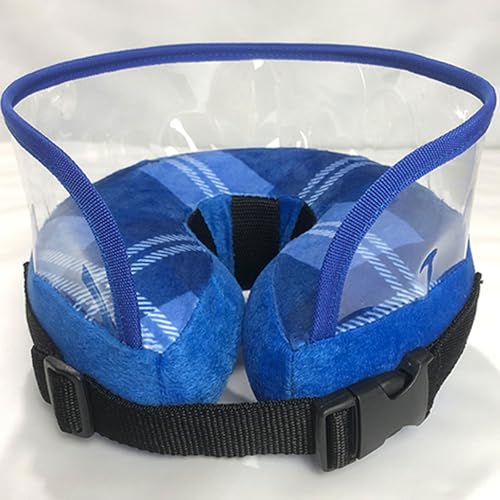 Collier de protection pour chien souple ajustable en tissu imperméable