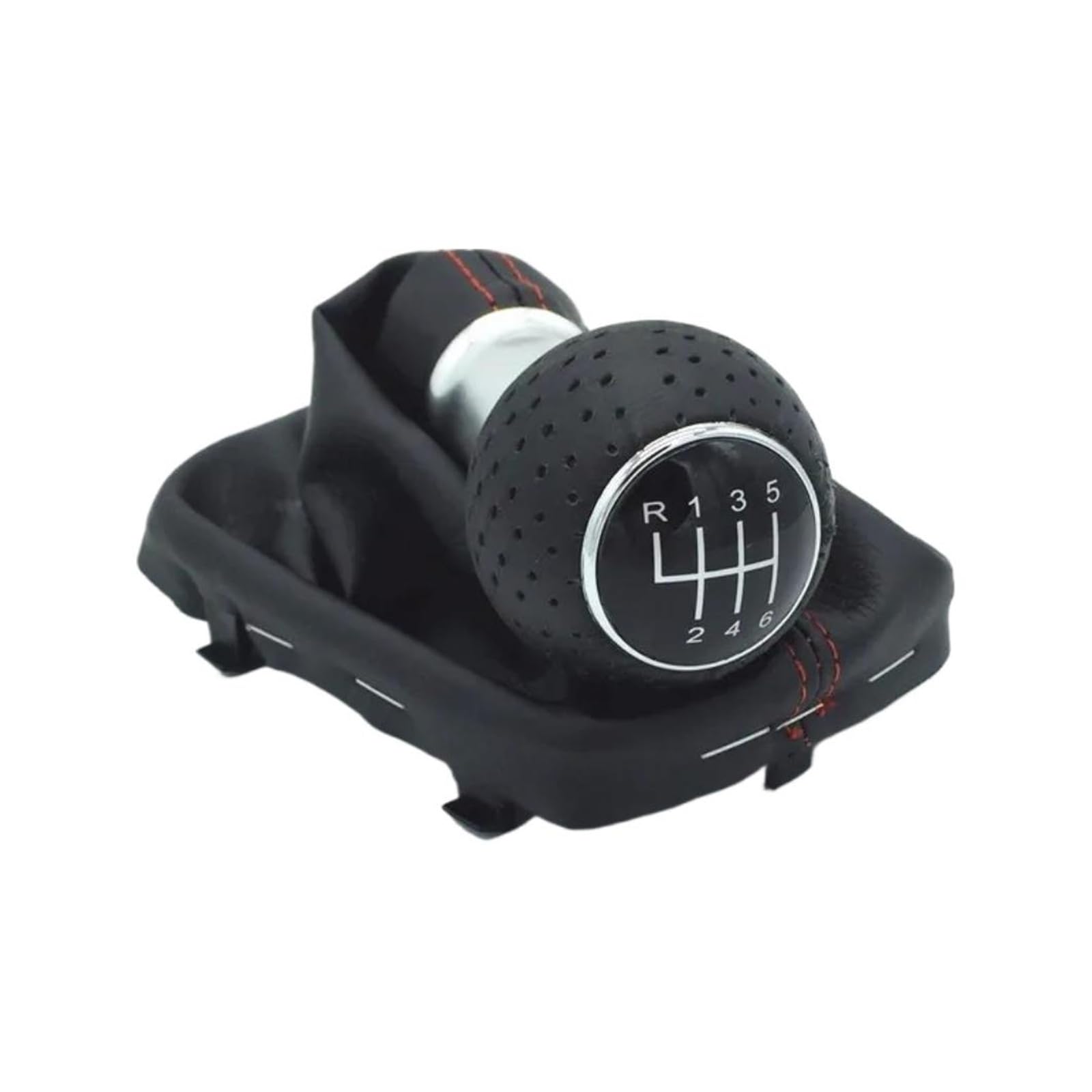 Jsyalmslw 23Mm R123456 Red Replacement Shift Knob For A3 S3 8L 1 6L 1996-2003 Red/Black
