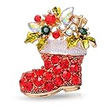 Philip Jones Christmas Stocking Brooch