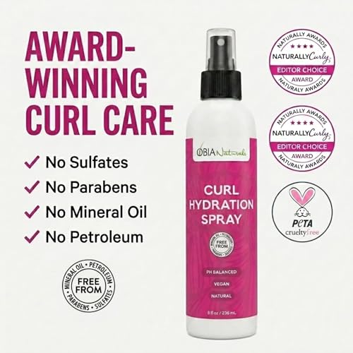 OBIA Naturals Curl Hydration Spray 8 oz miniatura 5