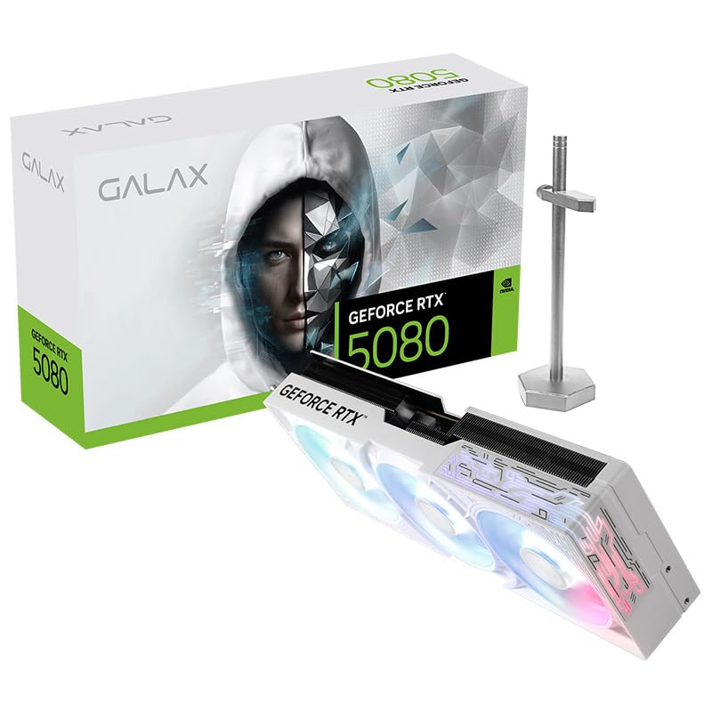Amazon | GALAX GeForce RTX 5080 1-Click OC 16GB GDDR7 GPU ホワイト