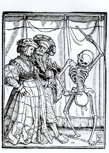 Póster Arte Pared La morte e la nobildonna de Hans Holbein el Giovane 60x90cm