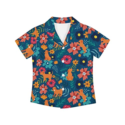 Chemise à manches courtes pour enfants Amzbeauty vêtement de plage léger et frais