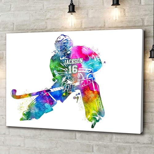 Field Hockey Goalie Poster – Motivational Wall Art With Inspiring Lessons, Perfect Sport Gift For Him Or Her.