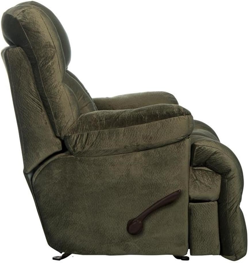 Catnapper Cirrus Rocker Recliner in Sage Green Polyester Fabric