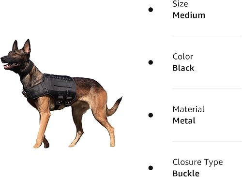 Miniatura 10 de Xdog Chaleco (peso, fitness, ansiedad y comportamiento) arnés para perro. Mejora la salud de tu perro, construye músculo, mejora el rendimiento y