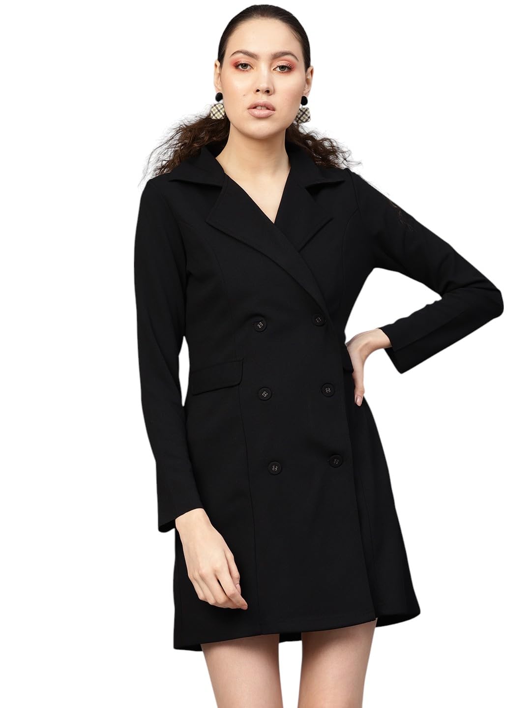 Black Blazer Dress-image-44