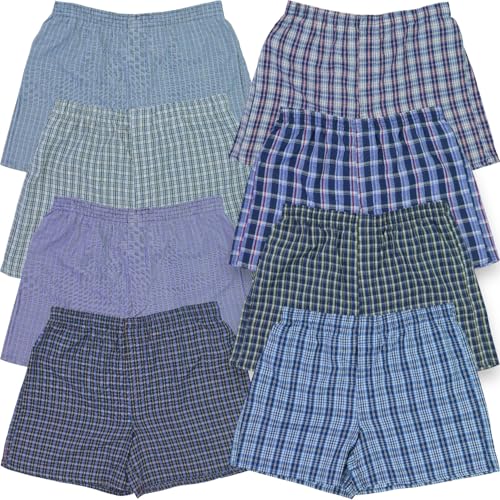 ToBeInStyle Men's Classic Multicolor Boxer Briefs in 3 or 6 Pack4