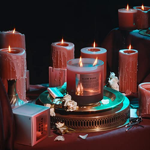 Limited Edition Slow Burn Magnum Boy Smells Candle | 110 Hour Long Burn | Coconut & Beeswax Blend | Luxury Scented Candles For Home (27 Oz) #TOP2