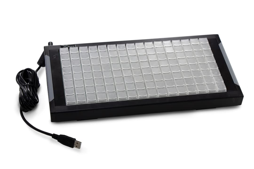 X-keys Programmable Keypads and Keyboards (128 Keys, XKE-128) Made in USA