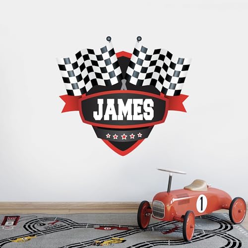 Vinilo Decorativo Personalizado para Pared de Carreras