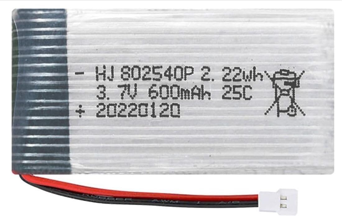 NOVEL 3.7V 600mAh Lithium Polymer Rechargeable Battery with JST Connector | Compatible with Bluetooth Devices, GPS Trackers, IoT Modules and Embedded Electronics-image-9