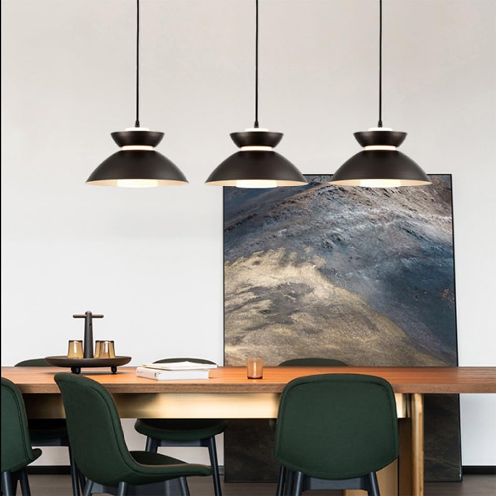 Nordic LED żyrandol jadalniany do restauracji, 12,6-calowy, nowoczesny, minimalistyczny żyrandol do sypialni i gabinetu, wykonany z kutego żelaza, odpowiedni do baru, kawiarni, hotelu, biznesu