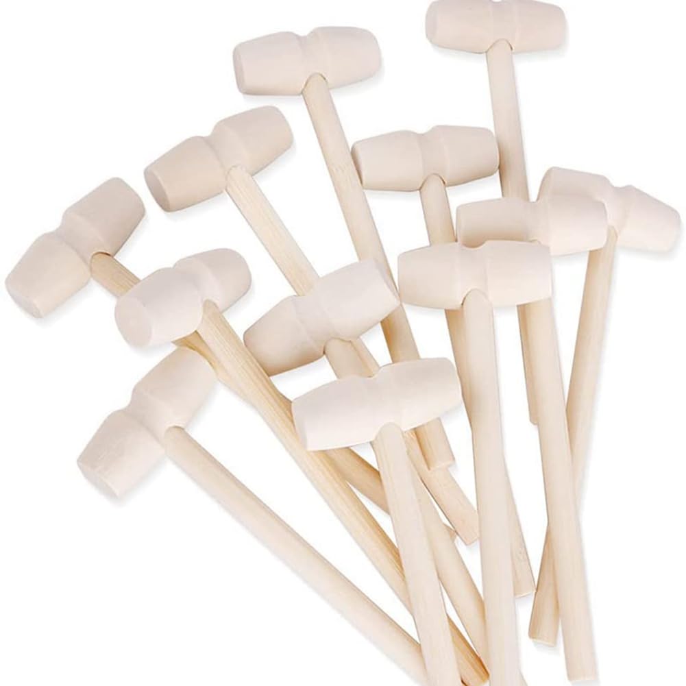 Tuidzljd Cake Hammer Wooden Hammer Solid Wood Mini Mallet Children's Wooden Hammer Small Wooden Mallet