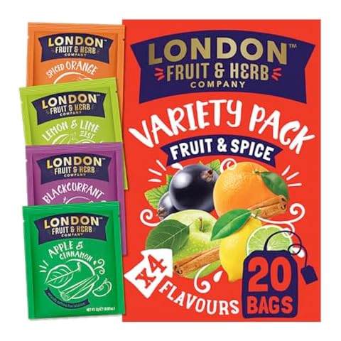 London Fruit & Herb Caffeine-Free Tea Pack Cover