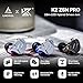 Linsoul KZ ZSN Pro Dual Driver 1BA+1DD Hybrid Metal Earphones HiFi in-Ear Monitor with Detachable Recessed 2Pin Cable, Zin Alloy Panel (with Mic, Black)