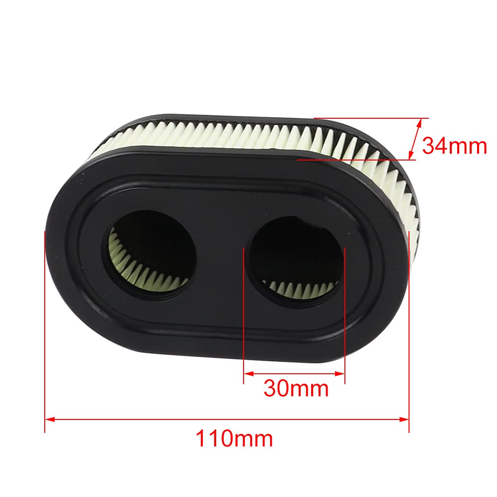 Loczek Limpiador de Filtro de Aire de Repuesto for cortacésped 4247 5432 5432K 593260 798452 09P702, 8 Uds. (Piezas de Repuesto)
