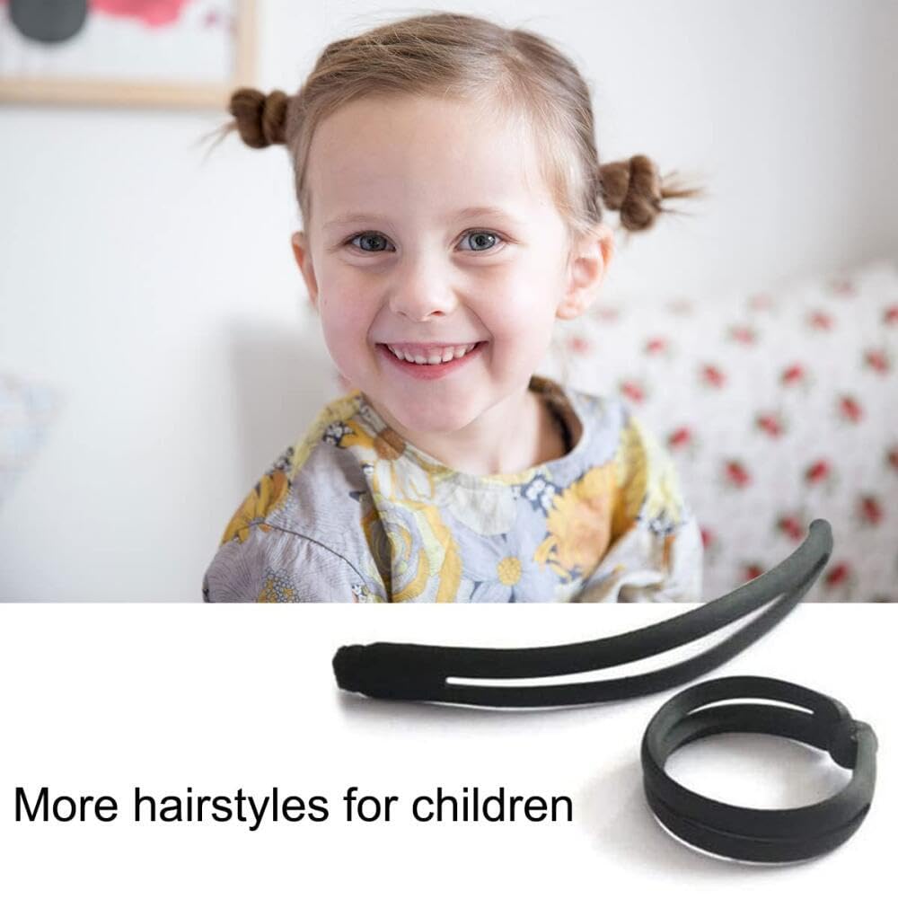 4 Pcs Hair Bun Maker,Magic Twist Hair Styling Donut Bun Maker Braiding Tool,DIY Fashion Hair Accessories Twist Hair Curler Bun Shapers Ponytail Make for Women & Girls Kids