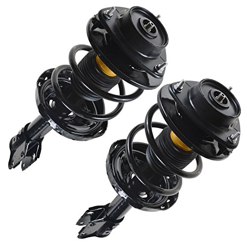 Image of TRQ Front Driver and Passenger Side Strut and Spring Assembly Set Loaded | For 05-09 Subaru Outback