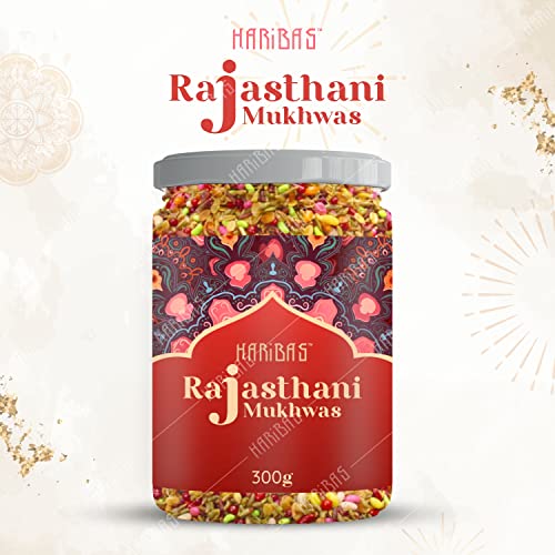 Image of HARIBAS Rajasthani Mukhwas 300Gm Pack|Premium & Traditional Saunf Mouth Freshener|Help In Digestion & Freshen Up The Breath|Sweat Taste, Colourful & Coated With A Sweet Syrup To Enhance The Taste