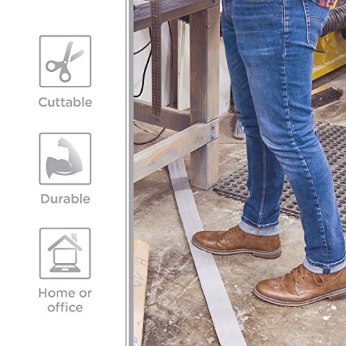 Cordinate 6 Ft Cord Cover Floor, Cord Protector, Cord Management, Cord Concealer, Cable Hider And Cable Raceway, Extension Cord Cover, Gray, 47348 #TOP5