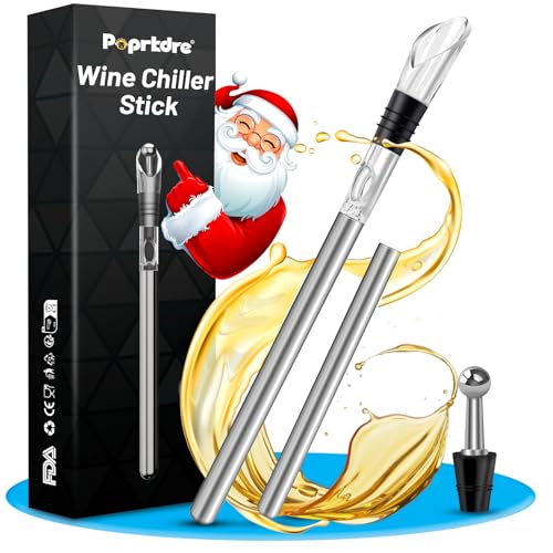 Poprkdre Refroidisseur de Bouteille 4-en-1 Acier Inoxydable