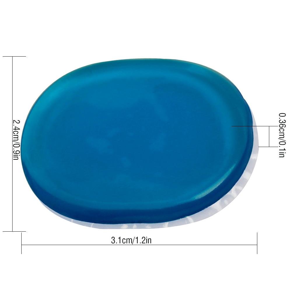 Tbest 6PCS Tambour Amortisseur Gel Pads, Transparent Silice Gel Tambour Silencieux Kit Snare Drum Silencieux Pad Pâte Tambour Amortissement Contrôle
