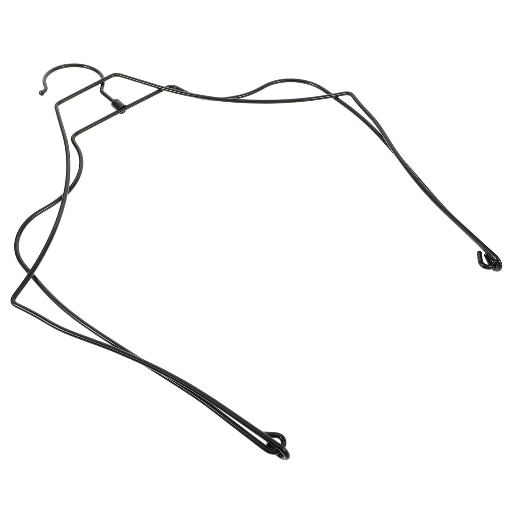 Cabilock Swimwear Hanger Nursery Closet Hangers Laundry Bathing Suit Hangers Swimwear Hanging Rack Pink Hanger Bag Black High Manganese Steel Material