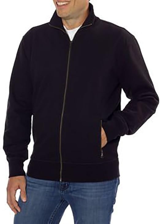 Kirkland Signature Mens Full Zip SweatshirtBlack, Medium at Amazon Men