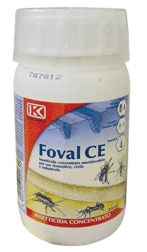 Insetticida Emulsionabile per Mosche Foval Ce 250 Ml.