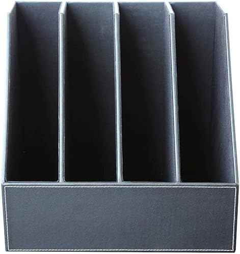 Miniatura 3 de Estante para archivos de oficina de piel sintética, organizador de documentos de oficina, organizador de documentos vertical, organizador de